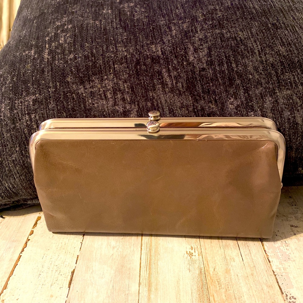 Hobo International Lauren leather Framed Clutch Wallet